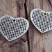 DO IT YOURSELF. Wood Needlecraft Pendant, Brooch, Necklace or Earring -2 pieces Blanks-