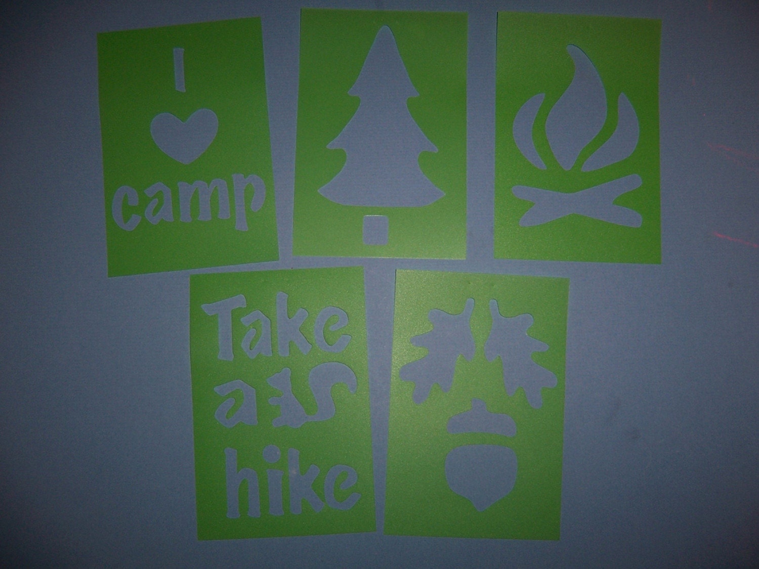 Camping Stencil Set By LKFrames8783 On Etsy camping-stencil-set-by-lkframes8783-on-etsy