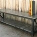 Handmade scrap metal table