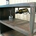 Scrap metal and reclaimed wood table