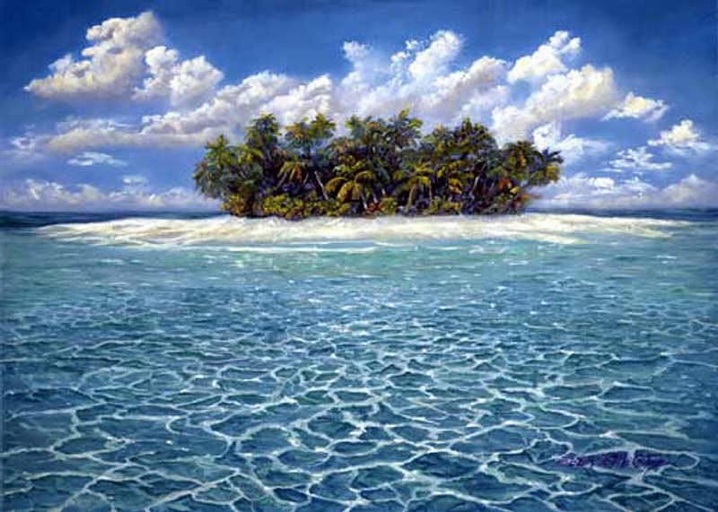 SALE Lost at Sea original oil painting by Kathy McCartney