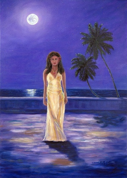 Waiting For Love original oil painting on canvas