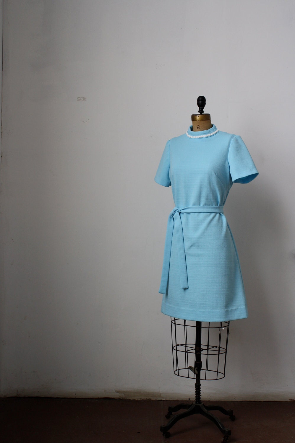 1960's Light Blue Mod Dress