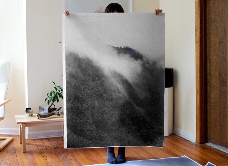 Mountain Fog Poster