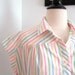 Candy Striper Cotton Blouse (Large/XL)