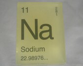 In Your ELEMENT - Periodic Table SOAP - Na - SODIUM - Vegan