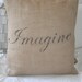 Burlap Pillow Cover