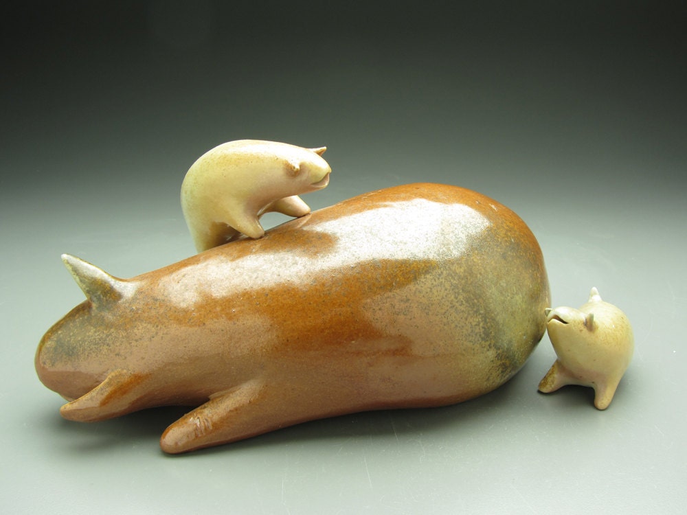 Hide and Seek - an original handmade sculpture