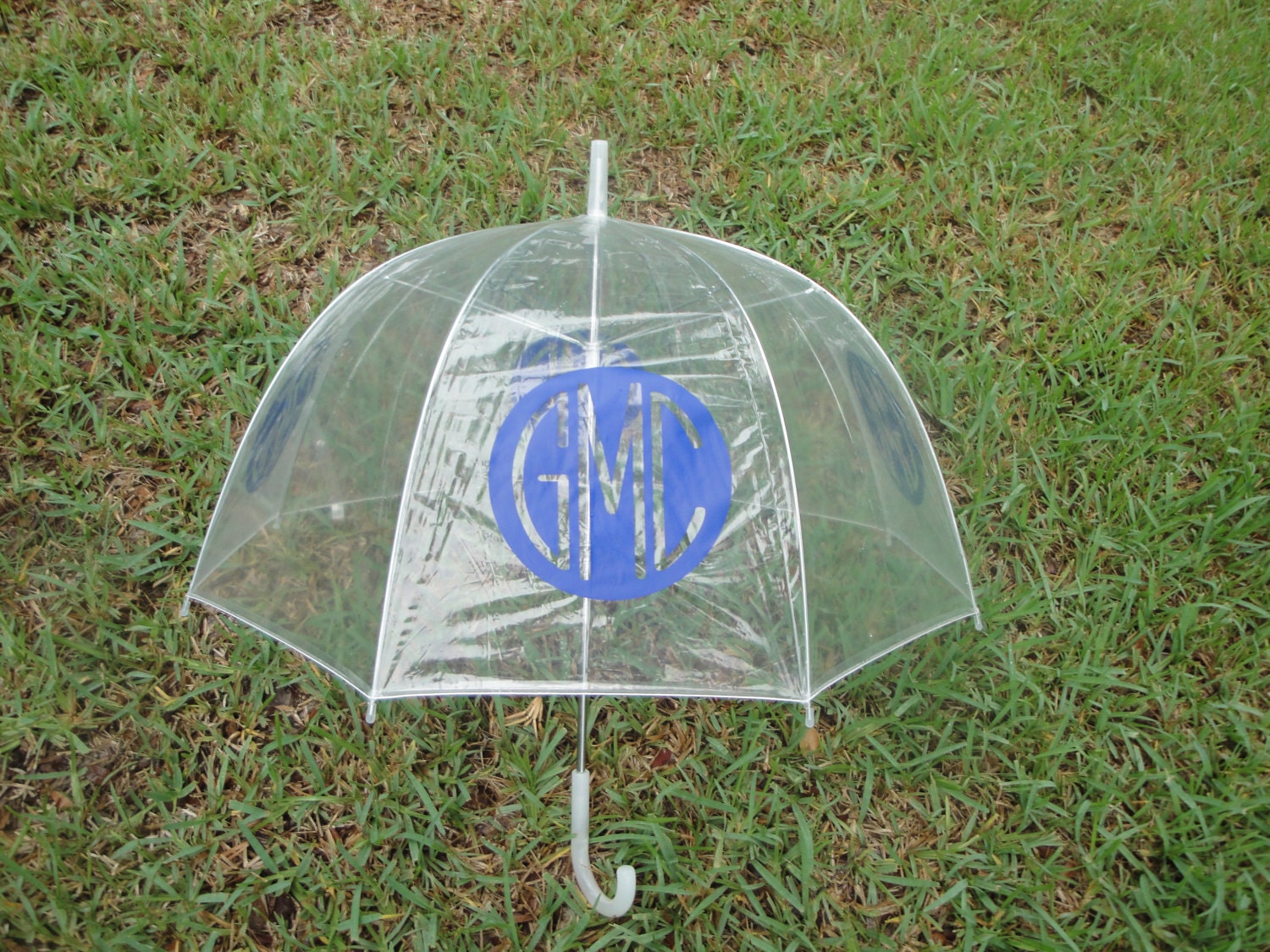 Reserved for jamieframpton 13 Personalized Monogram Clear Dome Umbrellas