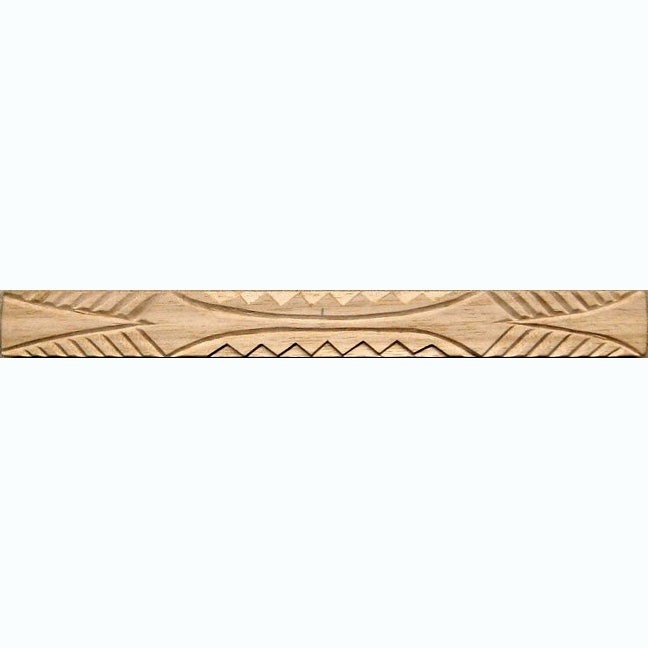 Oshiwa Carved Wood Printing Stamp, African Design, 8.75'' x 1'', Item 9-1-82