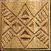 Carved Textile Stamp, African Design, Oshiwa Wood Printing Block, Item 10-23-8