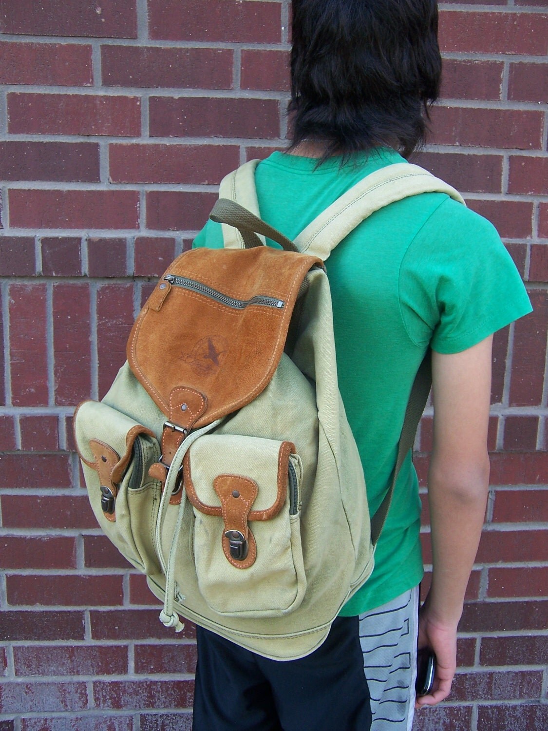 Suede Rucksack