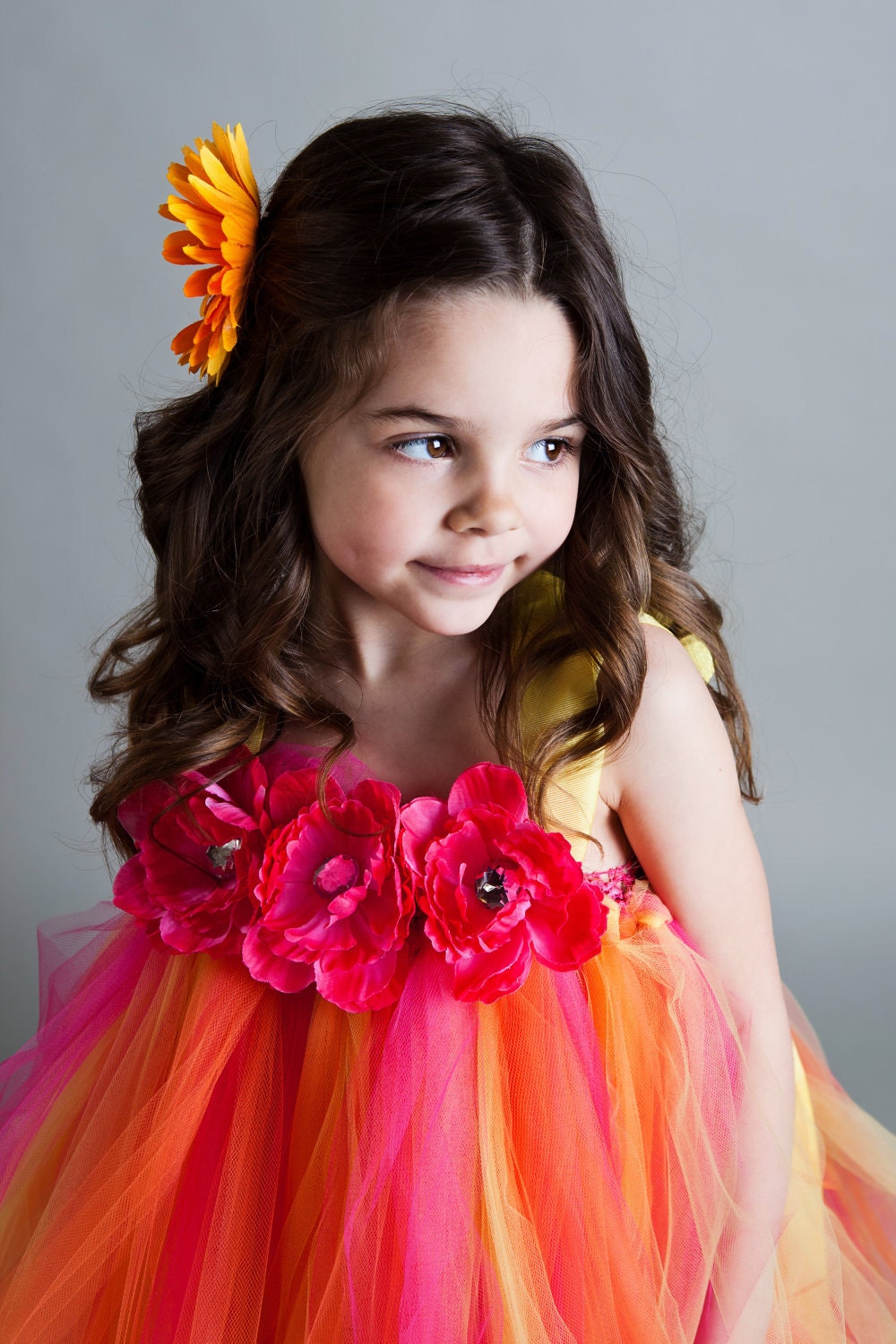 Summer Breeze Flower Girl Tutu Dress