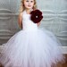 Girls Wedding Couture Tutu Dress - Multiple Color Options