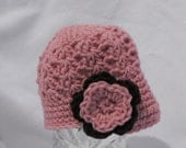 Newsboy Beanie with Flower Hat Style 3 Custom Color and Size