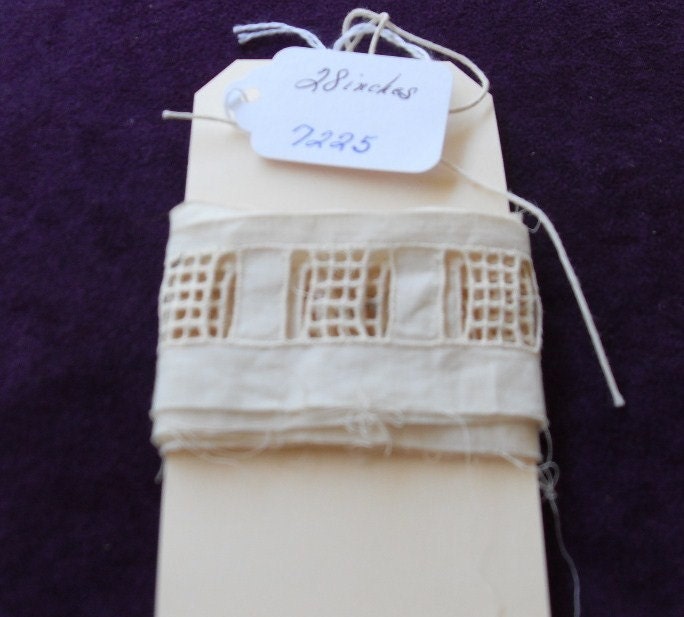 Cotton Insertion, 28 inches, Vintage