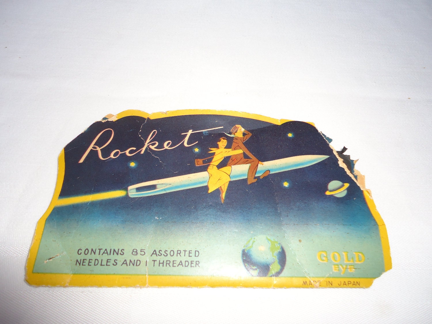 Rocket, Rocket Needles, Made in Japan, Vintage Needle Packet