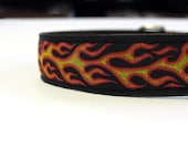 Flames Ribbon Collar  
