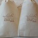 100 Rustic Wedding Love Saying Organic Muslin Cotton Favor Gift Bags 4x6