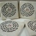 Coaster Coffee Cup Confessions Mr. Darcy's proposal to Elizabeth Set of 4 Italian Stone Coasters