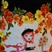 Paris Lovers Custom Canvas Tote Fantasy Hand Painted Fabric Applique Design