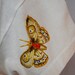 Dog Lovers White Custom Tee Shirt Hand Painted Fabric Applique Design