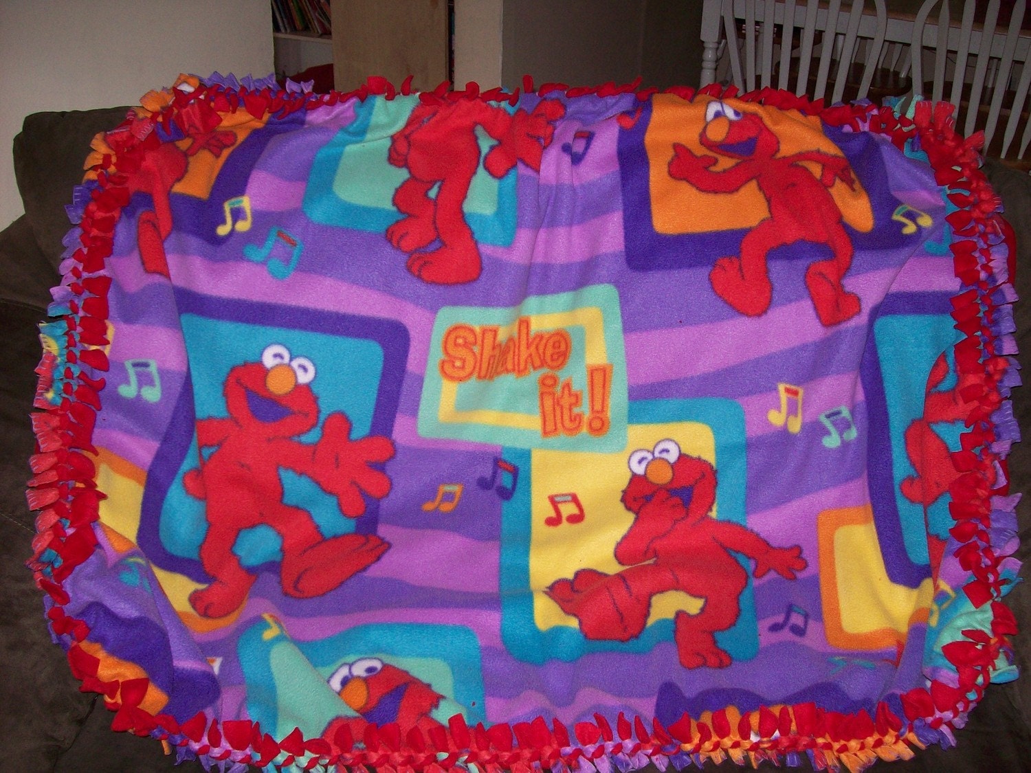 elmo fleece blanket