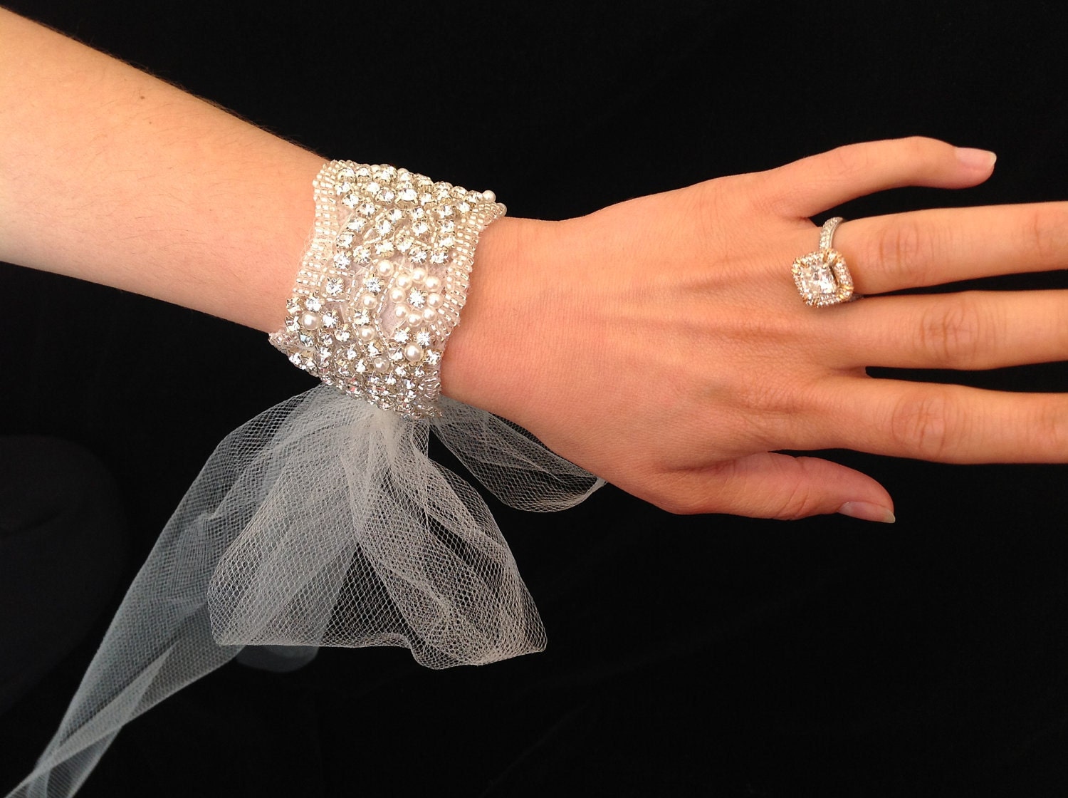 Crystal Rhinestone Bridal Bracelet "The Eloise"
