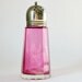 Vintage Cranberry Glass Sugar Shaker Antique Muffineer