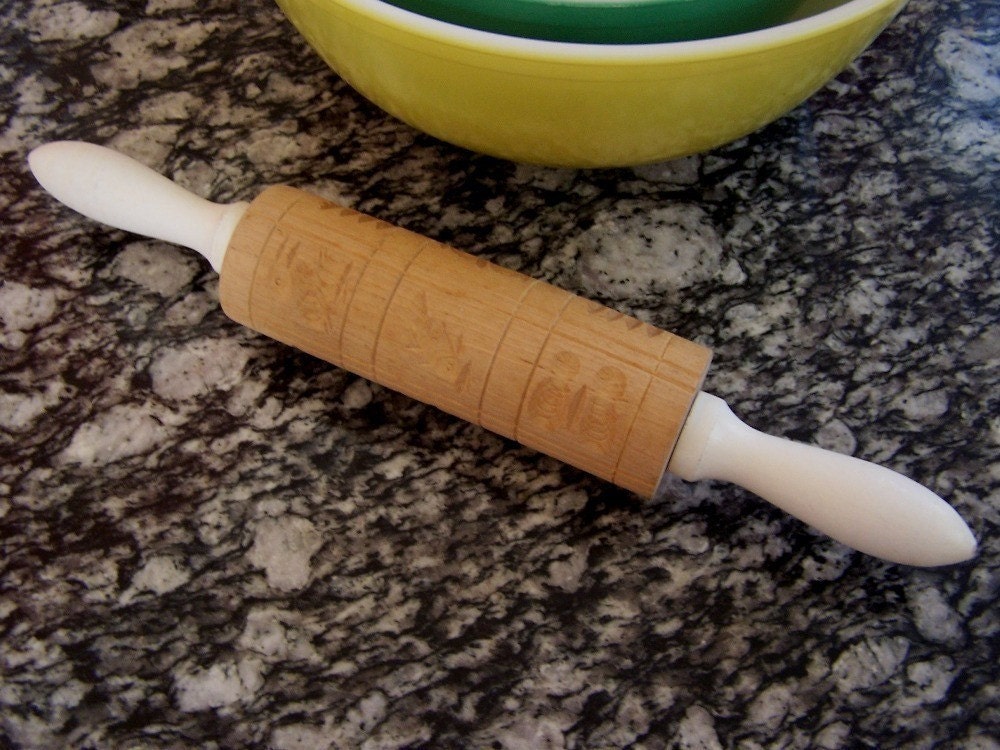 Vintage Springerle Rolling Pin By TheVintageBug On Etsy