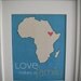 adoption print Love makes a Family 8 x 10 print ANY COUNTRY