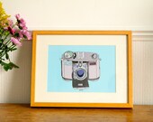 Archival art print, Zeiss Ikon Contessa Camera