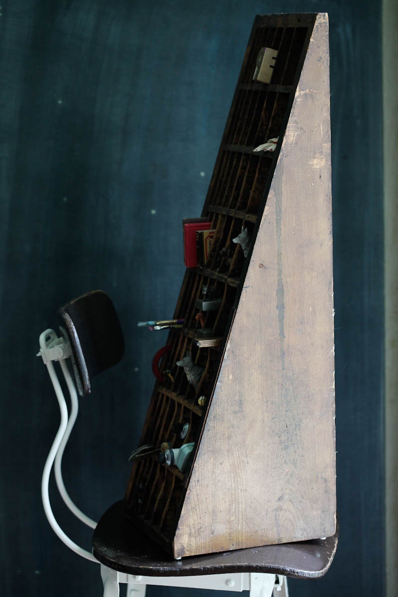 Industrial Designed Letterpress Wood Display