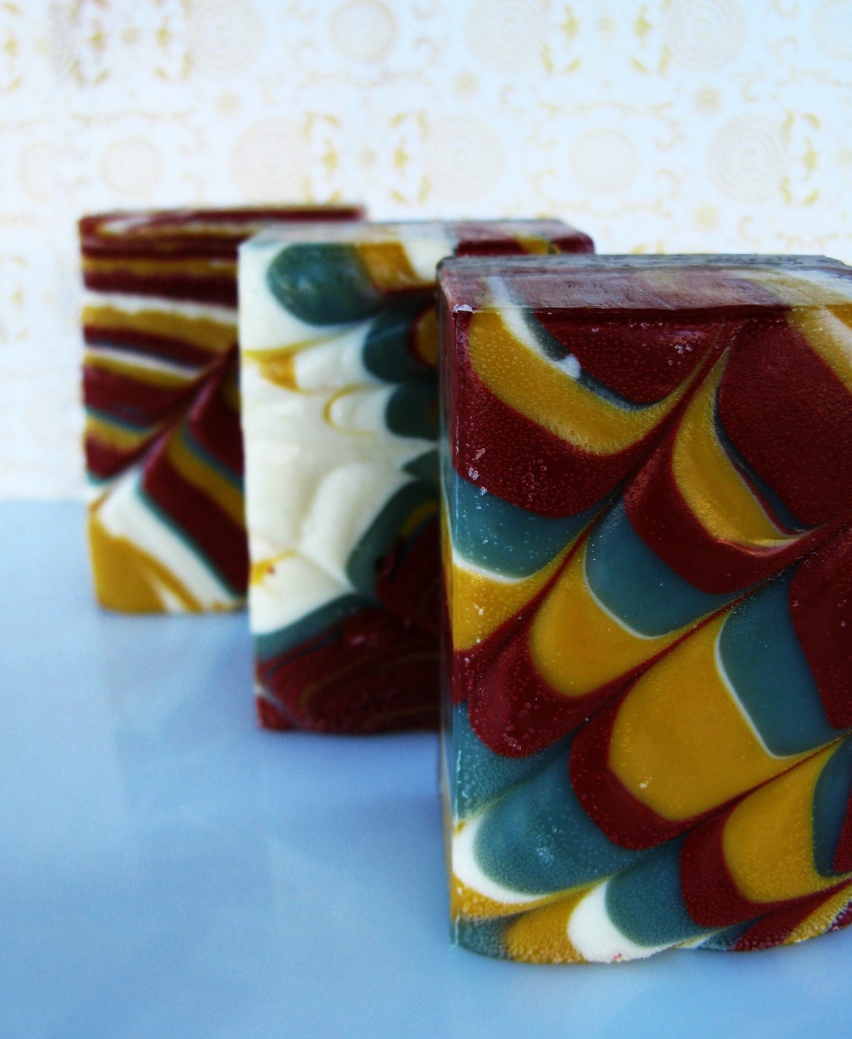 Renaissance Faire Handcrafted Artisan Soap with a blend of patchouli, dragon's blood, and sweetgrass
