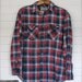 Men"s / Women's / Unisex / Boyfriend Distressed Flannel Shirt