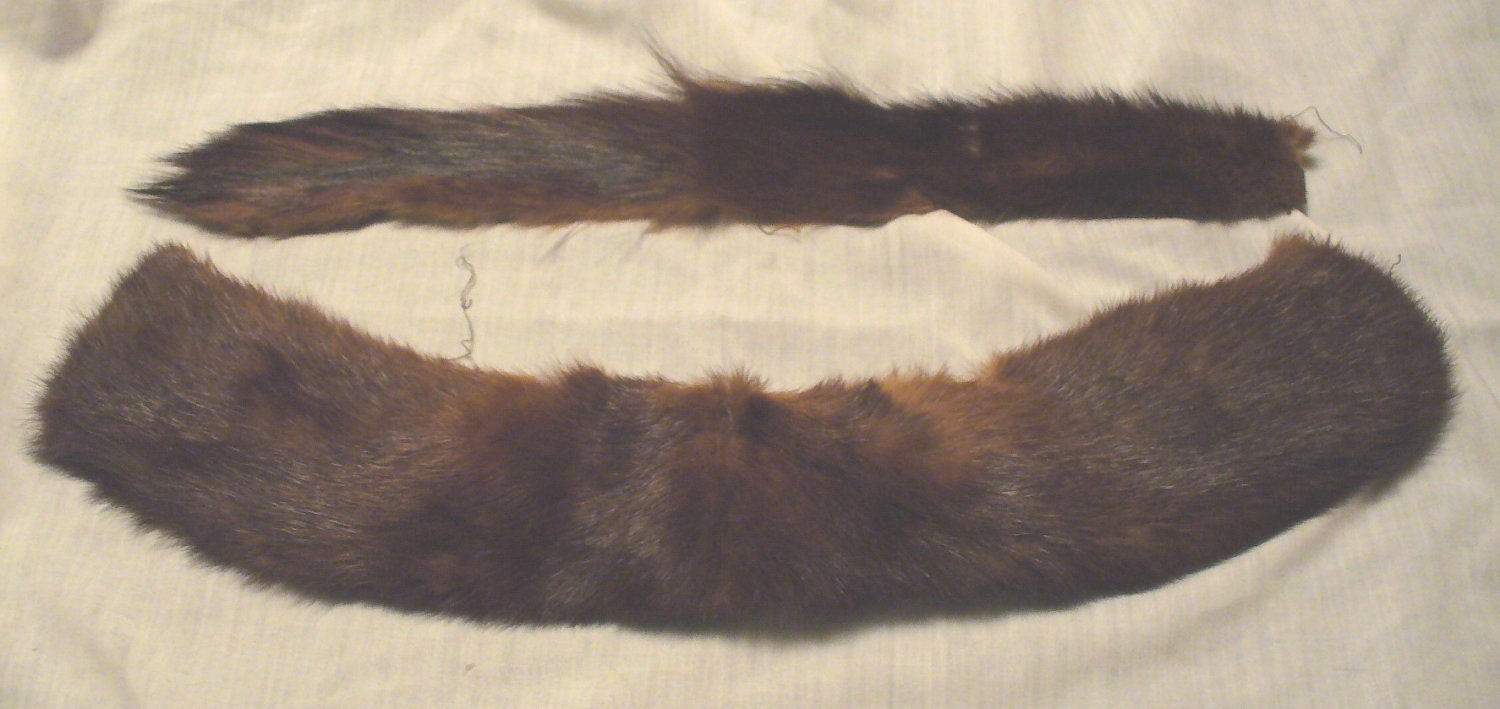 Etsy Mink Collar - Vintage Mink Collar & Other Fur Piece - Mink Collar - Natural Fur - Fur Collar