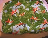 ETSY FABRIC - Vintage Tropical Print Faille - Hand-Print- Thompson of California Fabric