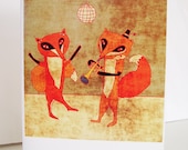 Fox party card