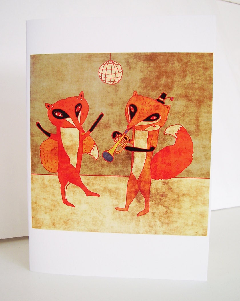 Fox party card