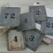 French Flea market... HOUSE NUMBER address... Zinc Galvanized plaque FREE ship