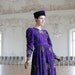 Venice - Purple Gold 1980ies Sequined Costume Dress