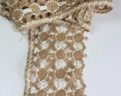 Vintage Lacey Trim for collage, clothing, retro furnishing or any crafty project - 2 yards