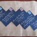 Custom Calligraphy Wedding Hand Addressed-Blue Envelopes with Silver ink
