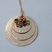 Reserved listing cb for GOLD Generations Necklace....MOTHER - GRANDMOTHER Personalized Stamped Keepsake Necklace