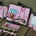 LEYAH OWL - Handpainted Custom Name Canvas 11x14