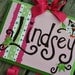 Hairbow Holder - PEEK a BOO OWL- XLarge - Handpainted and Personalized Bow Holder