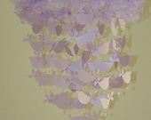 Lovely Lavender Shimmer Bird Baby Mobile Available in many colors, shimmer and non shimmer