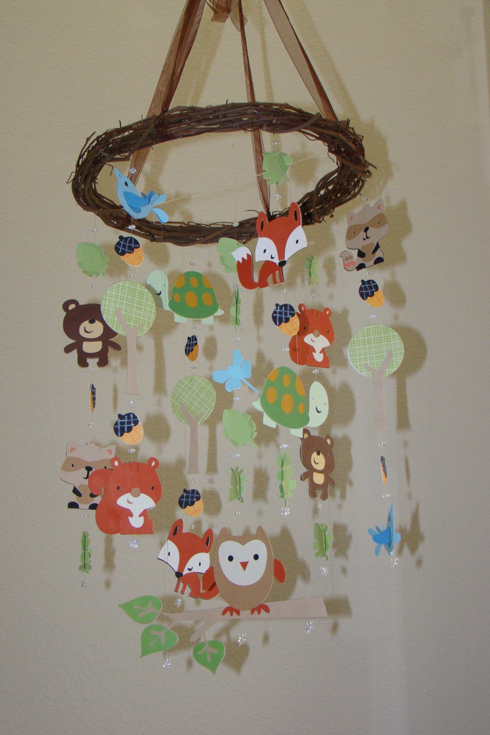 Carters Tree Top Friends Woodland Creature Forest Animal Baby Mobile