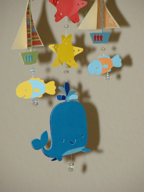 Adorable Sailboat Baby Mobile