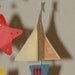 Adorable Sailboat Baby Mobile